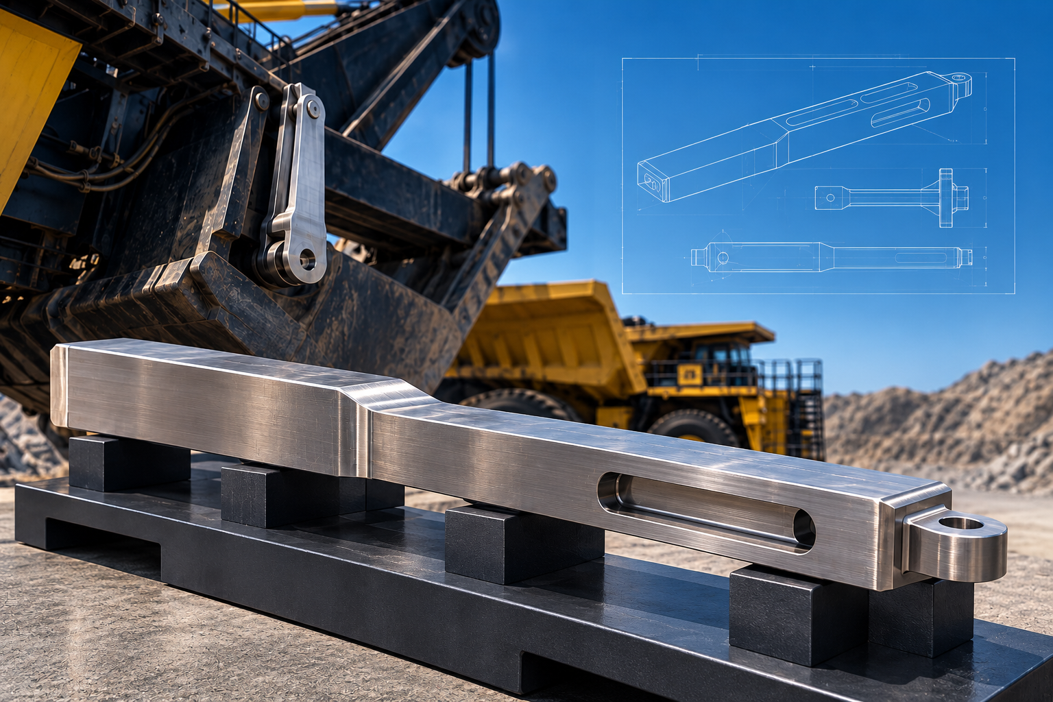 Referencia visual componente industrial